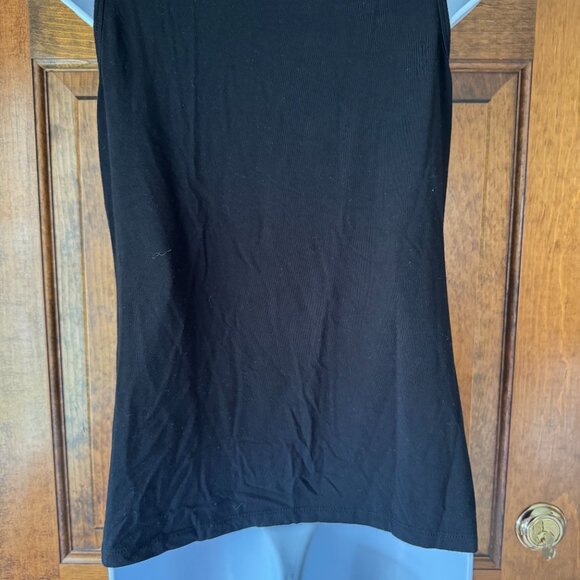 Charter Club Black Sleeveless Mock Turtle Small - Picture 9 of 10